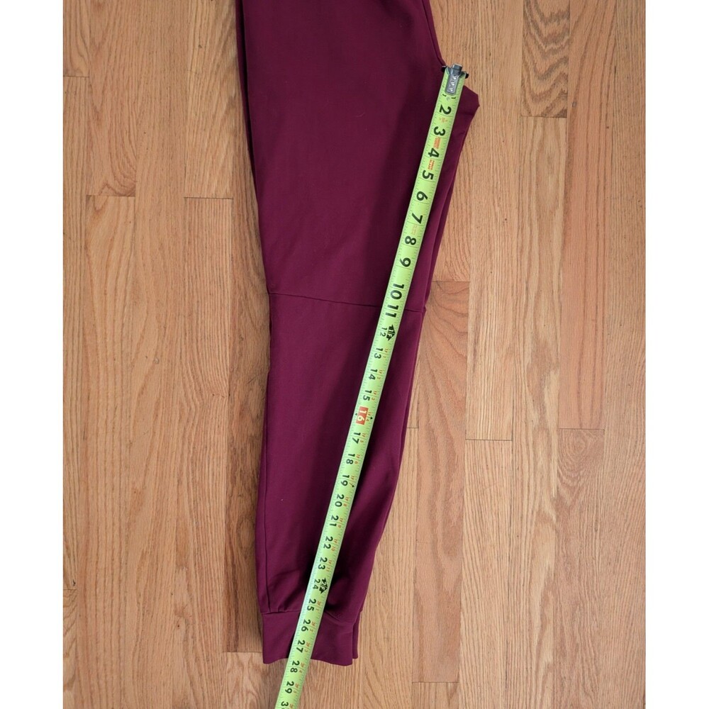 NOBULL Joggers Men’s Small Red Maroon Athletic Pants Gym Training Zip Pocket - Picture 10 of 11